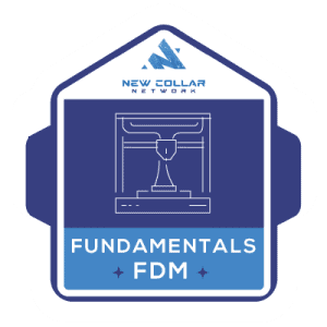 New Collar Network Fundamentals FDM badge