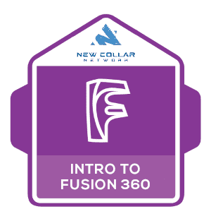 New Collar Network Intro to Fusion 360 badge
