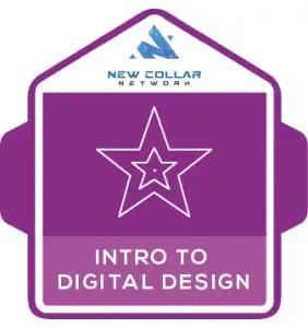 New Collar Network Intro to Digital Design badge
