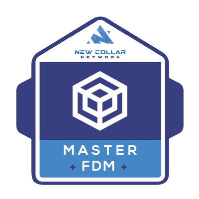 New Collar Network Master FDM badge