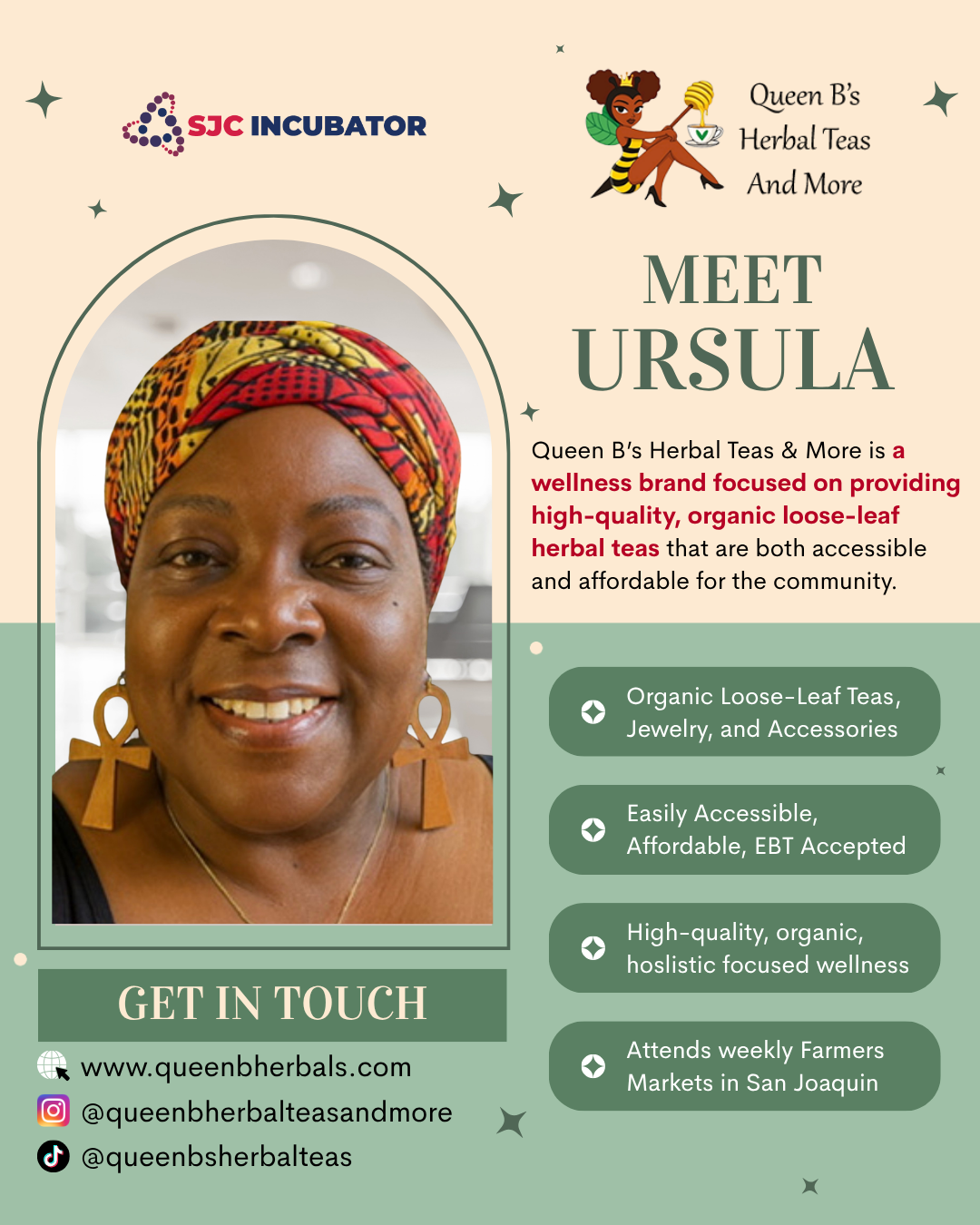 Meet Ursula of Queen B's Herbal Teas and More